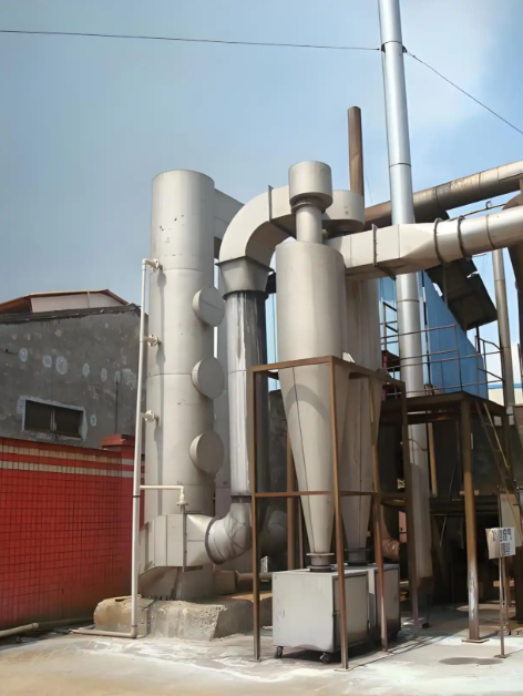 陶瓷厂原料制备车间粉尘产生点分布与除尘罩