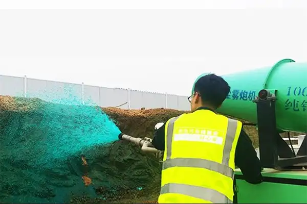 扬尘,大气污染,防尘网,环保型植物液扬尘抑制剂,治理扬尘,嵩安环保,